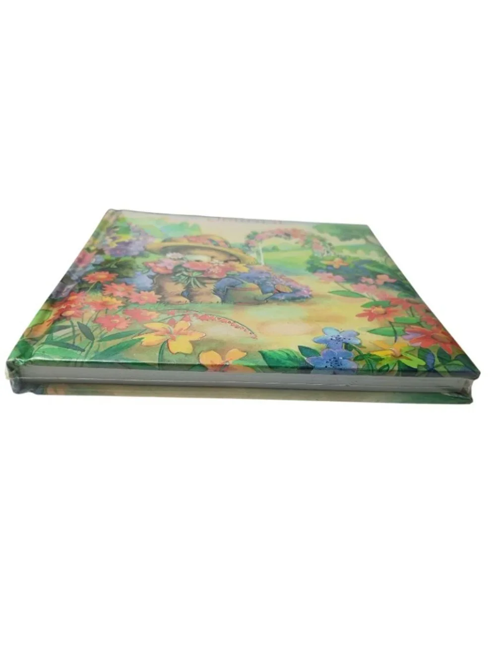 Vintage American Greetings Cushioned Hardback Journal Kitsch Garden Sealed New